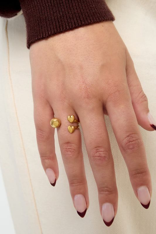 Roestvrijstalen minimalistische ringen Hart Casual Dagelijks Eenvoudig Serie Dames sieraden